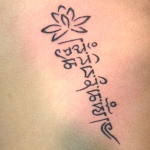 Mantra Om Mani Padme Hum Significado Tatuaje Símbolo