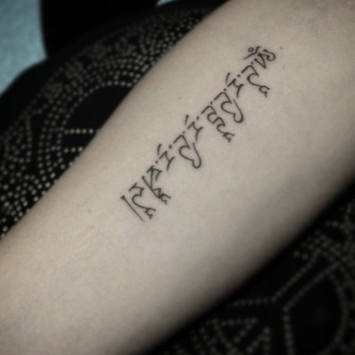 Mantra Om Tare Tuttare Significado Tatuaje Símbolo